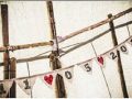 bunting in the tipi